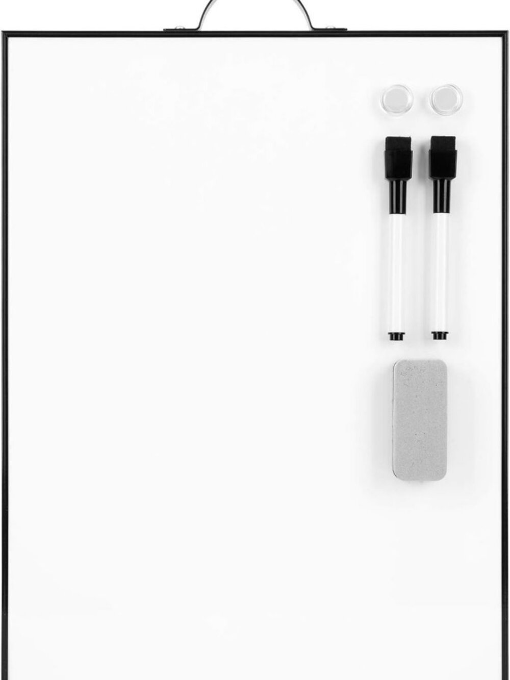 Portable Magnetic Dry Erase Board - 16"x12" Whiteboard with Handle for Home
